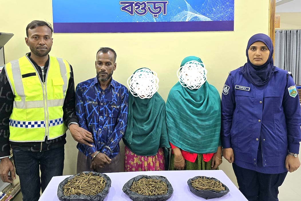 বগুড়ায় পরিবারভিত্তিক মাদকচক্র পুলিশের জালে