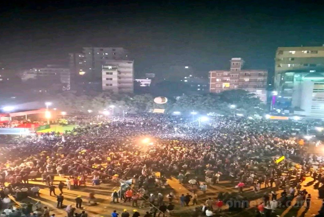 তারেক রহমানের আগমন ঘিরে বগুড়ায় উৎসবের আমেজ, জনসমুদ্রে পরিণত আলতাফুন্নেছা মাঠ