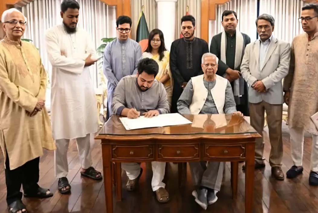 জুলাই জাতীয় সনদে স্বাক্ষর করলো এনসিপি