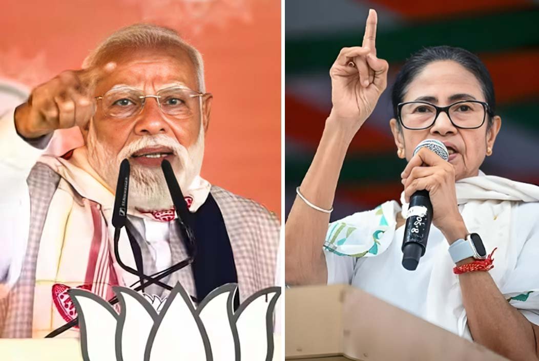 পশ্চিমবঙ্গে ‘তৃণমূলের বিদায়ঘণ্টা’ বাজানোর ডাক মোদির
