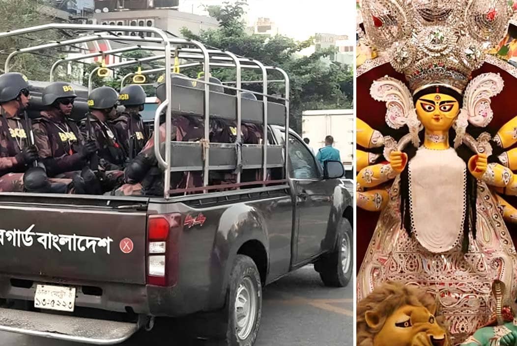 দূর্গাপূজায় ২৮৫৭ মণ্ডপের নিরাপত্তায় ৪৩০ প্লাটুন বিজিবি মোতায়েন