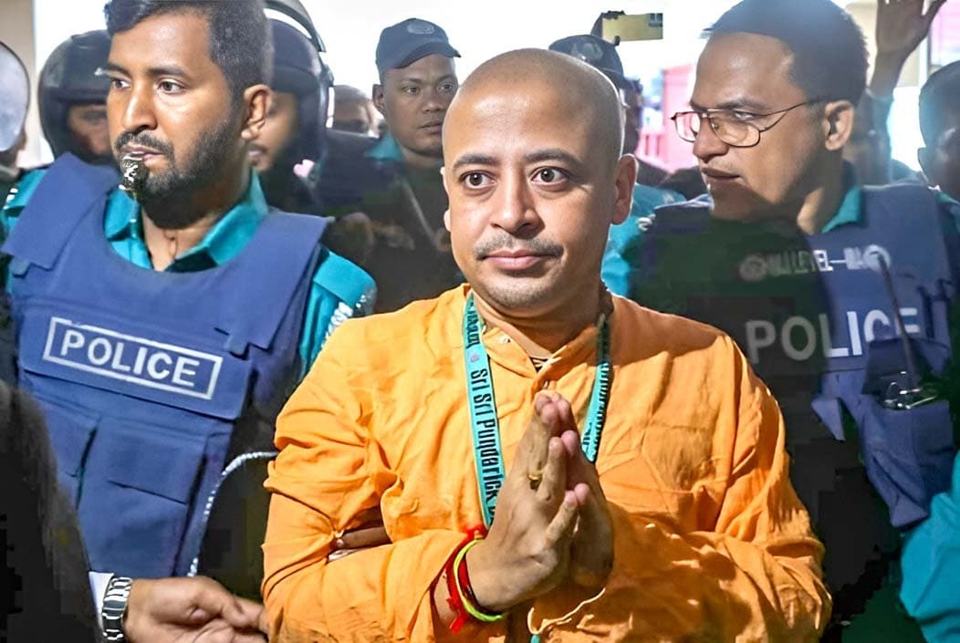 আইনজীবী আলিফ হত্যা মামলায় জামিন পেলেন না চিন্ময় কৃষ্ণ দাস