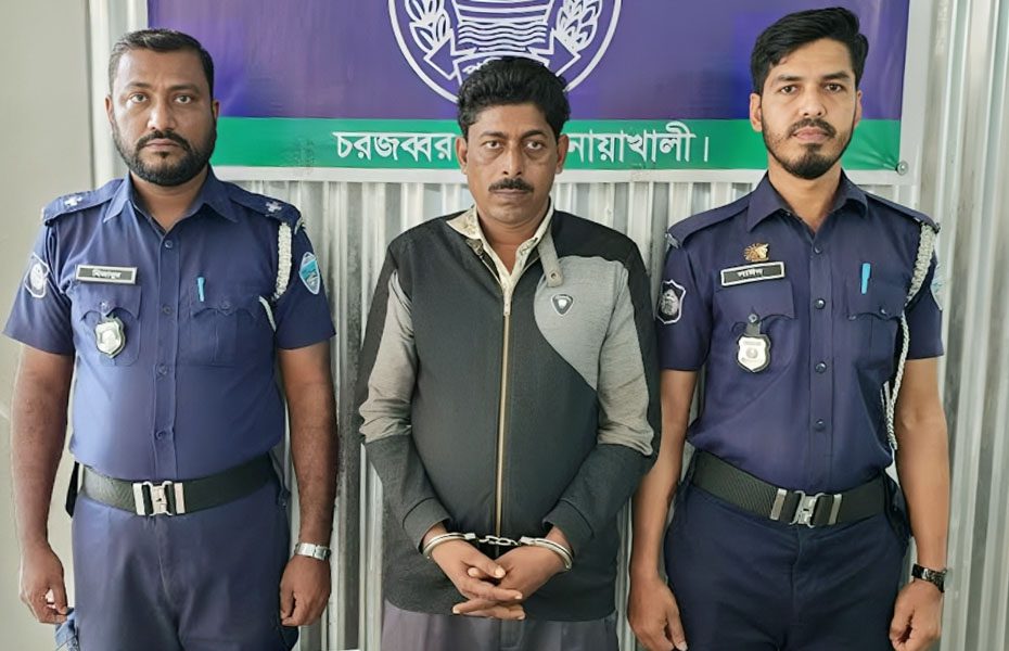 নোয়াখালীর সুবর্ণচরে আগ্নেয়াস্ত্রসহ সাবেক ইউপি সদস্য আটক