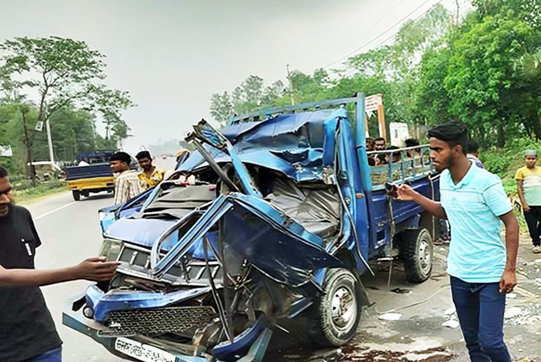 হবিগঞ্জের বাহুবলে ট্রাক ও পিকআপের মুখোমুখী সংঘর্ষে নিহত ২