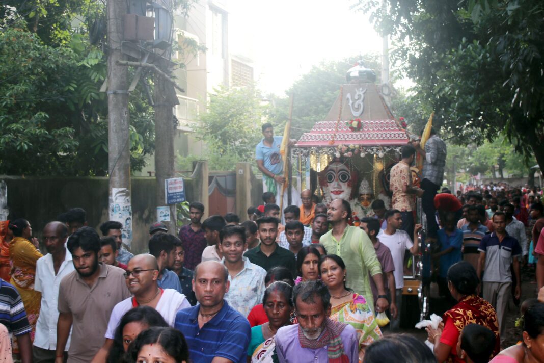 শেরপুরে শ্রীশ্রী জগন্নাথদেবের রথযাত্রা অনুষ্ঠিত