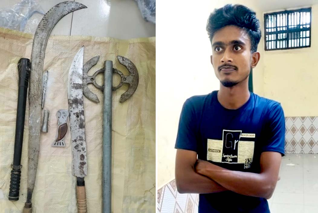 বগুড়ায় চোরাই মোবাইলের খোঁজে গিয়ে মিলল দেশীয় অস্ত্র, যুবক গ্রেপ্তার