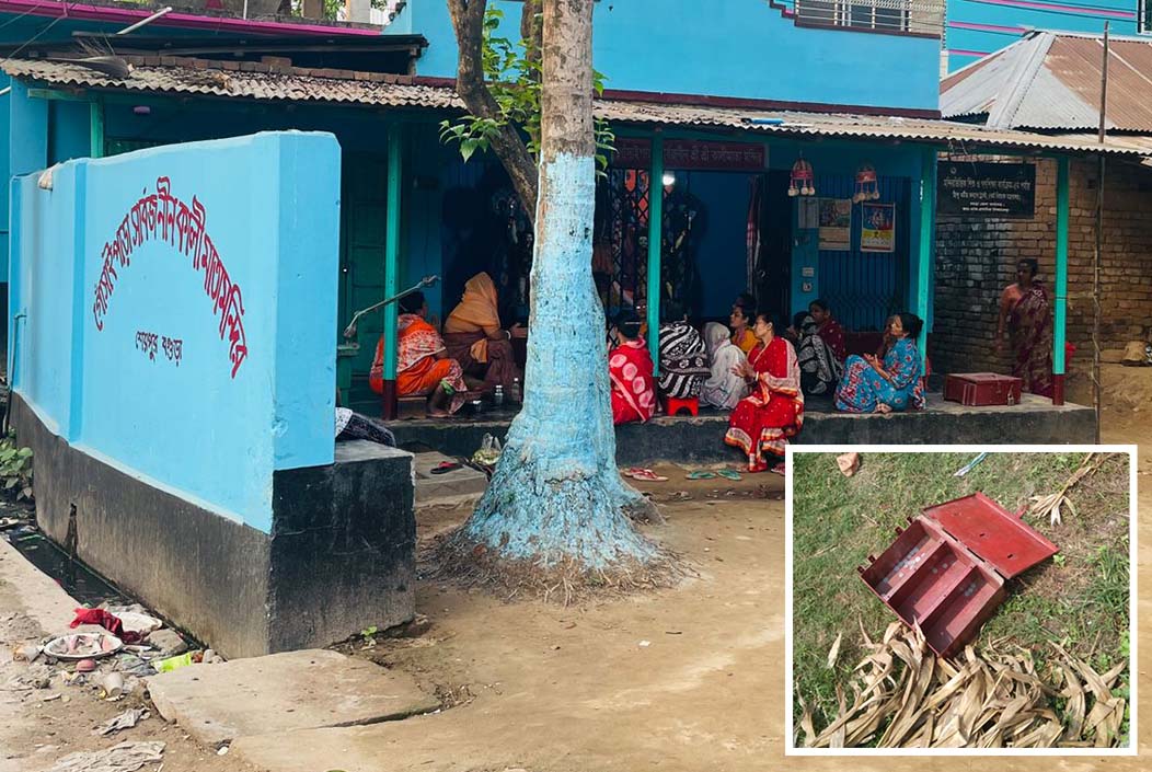 শেরপুরে সার্বজনীন মন্দিরে চুরি, নদীর ধারে মিলল দানবাক্স