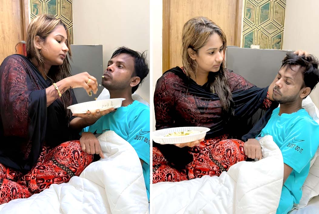 হিরো আলমের পাশে রিয়া মনি, জানালেন শারীরিক অবস্থা