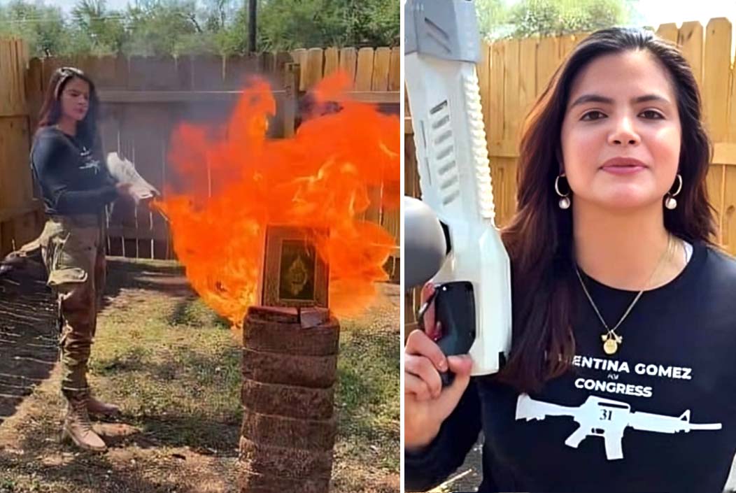 US ruling party leader burns Quran Onnetion