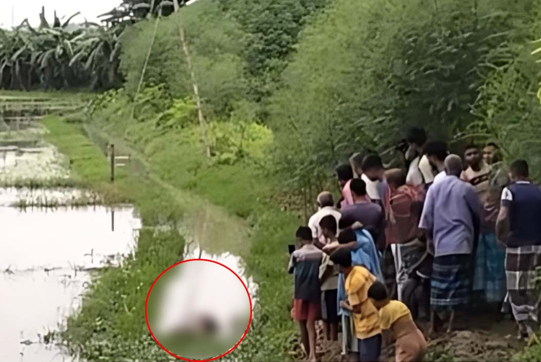 Unidentified body found floating in Bogra land drain Onnetion
