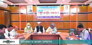বগুড়ার শেরপুরে ভূমিহীন ও গৃহহীনদের ঘর প্রদান কার্যক্রম নিয়ে সংবাদ সম্মেলনে ইউএনও