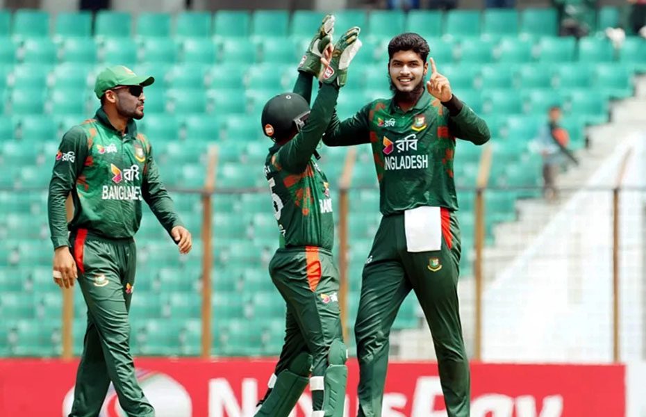 রিশাদ তাণ্ডবে সিরিজ জিতল টাইগাররা রিশাদ তাণ্ডবে সিরিজ জিতল টাইগাররা
