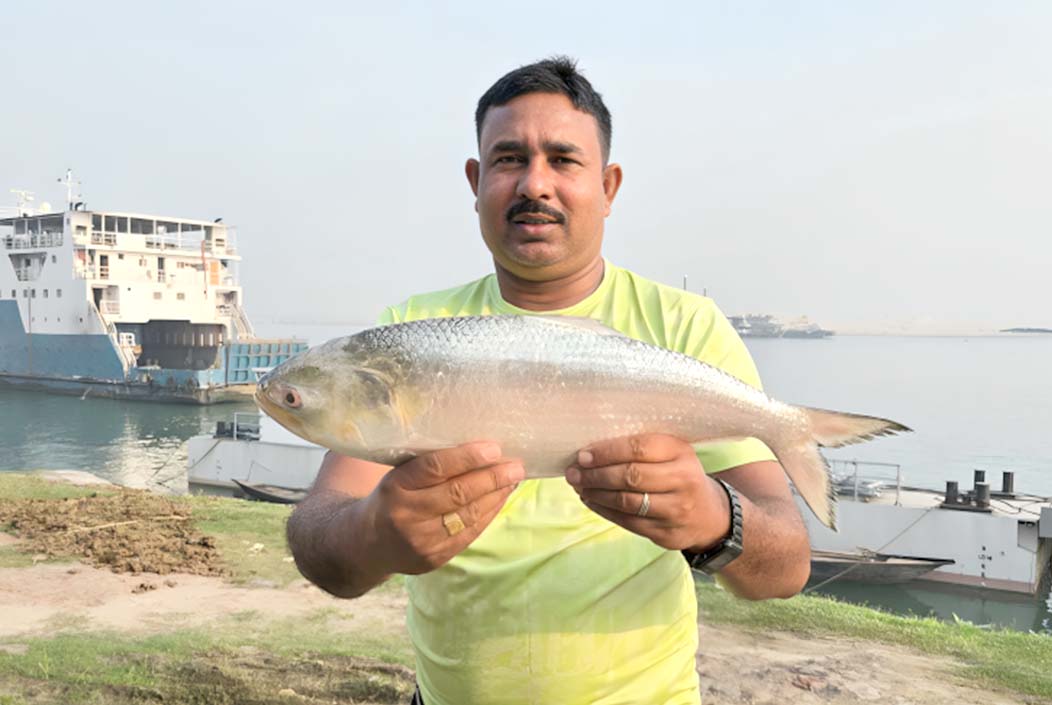পদ্মার এক ইলিশ বিক্রি হলো সাড়ে আট হাজার টাকায়! পদ্মার এক ইলিশ বিক্রি হলো সাড়ে আট হাজার টাকায়!