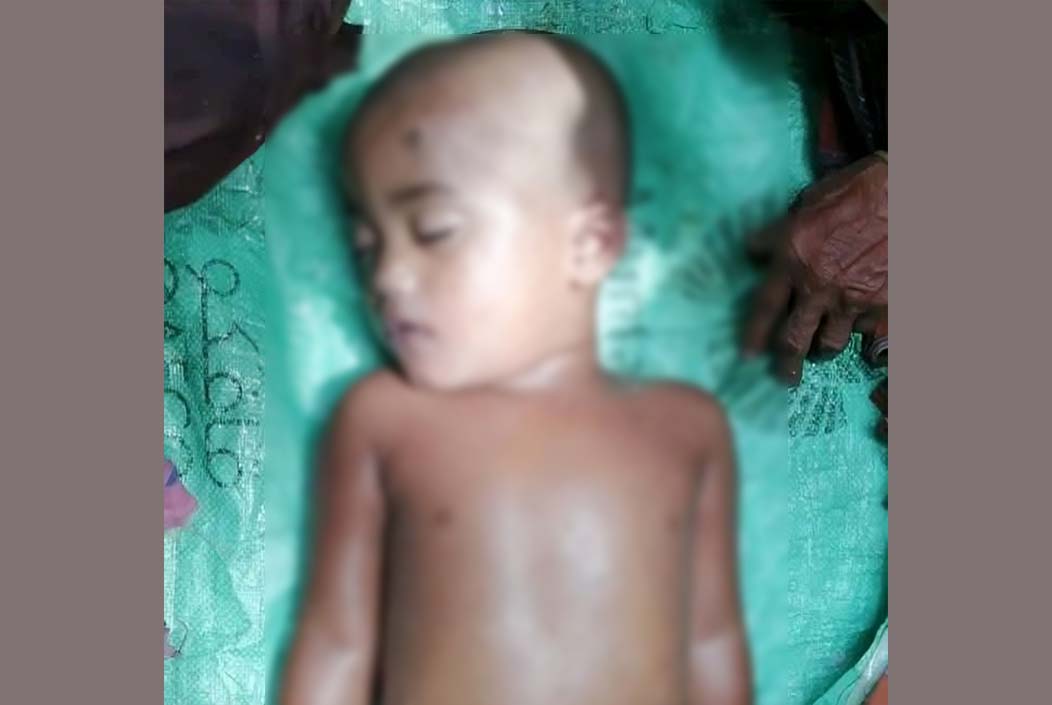 বগুড়ার গাবতলীতে ডোবার পানিতে পড়ে দুই বছরের রেজওয়ানের মৃত্যু