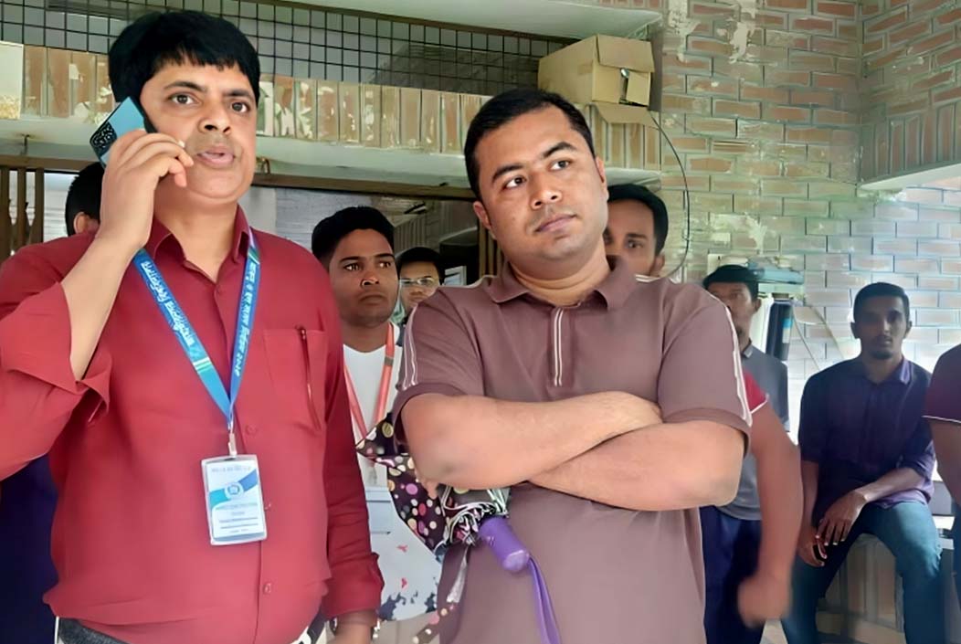 ভোটের দিন জাবি হলে অবস্থান, কেন্দ্রীয় ছাত্রদলের সহ-সভাপতি আটক Central Chhatra Dal vice-president detained for holding a sit-in at JU hall on election day Onnetion