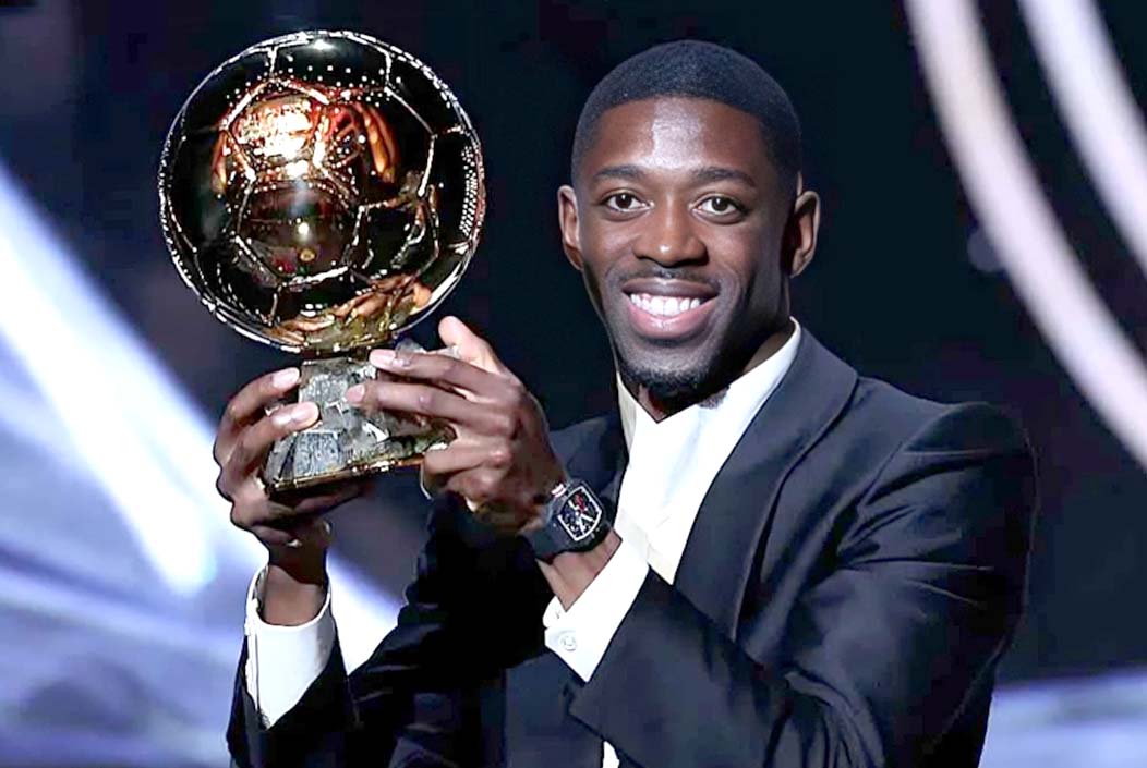 লামিনে ইয়ামালকে হারিয়ে ব্যালন ডি’অর জিতলেন দেম্বেলে Dembele beats Lamine Yamal to win Ballon d'Or Onnetion