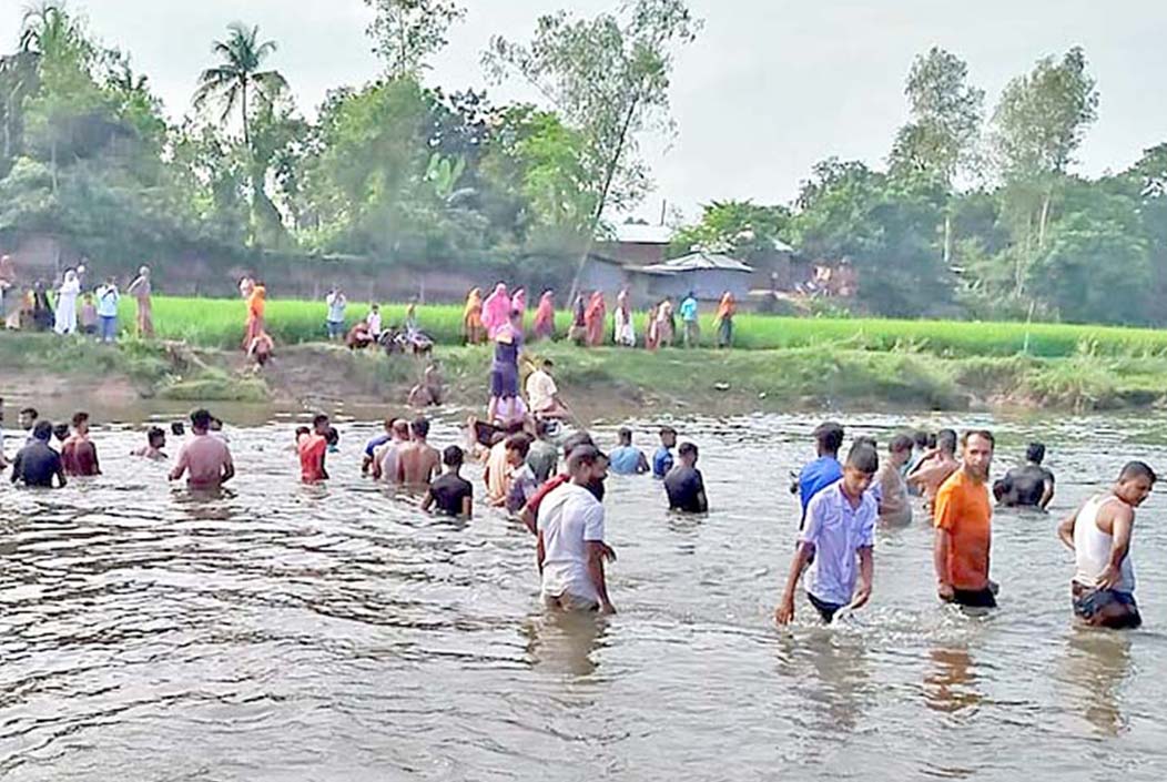 শেরপুরে করতোয়া নদীতে নিখোঁজ কিশোরের লাশ উদ্ধার Body of missing teenager recovered from Karatoya River in Sherpur Onnetion