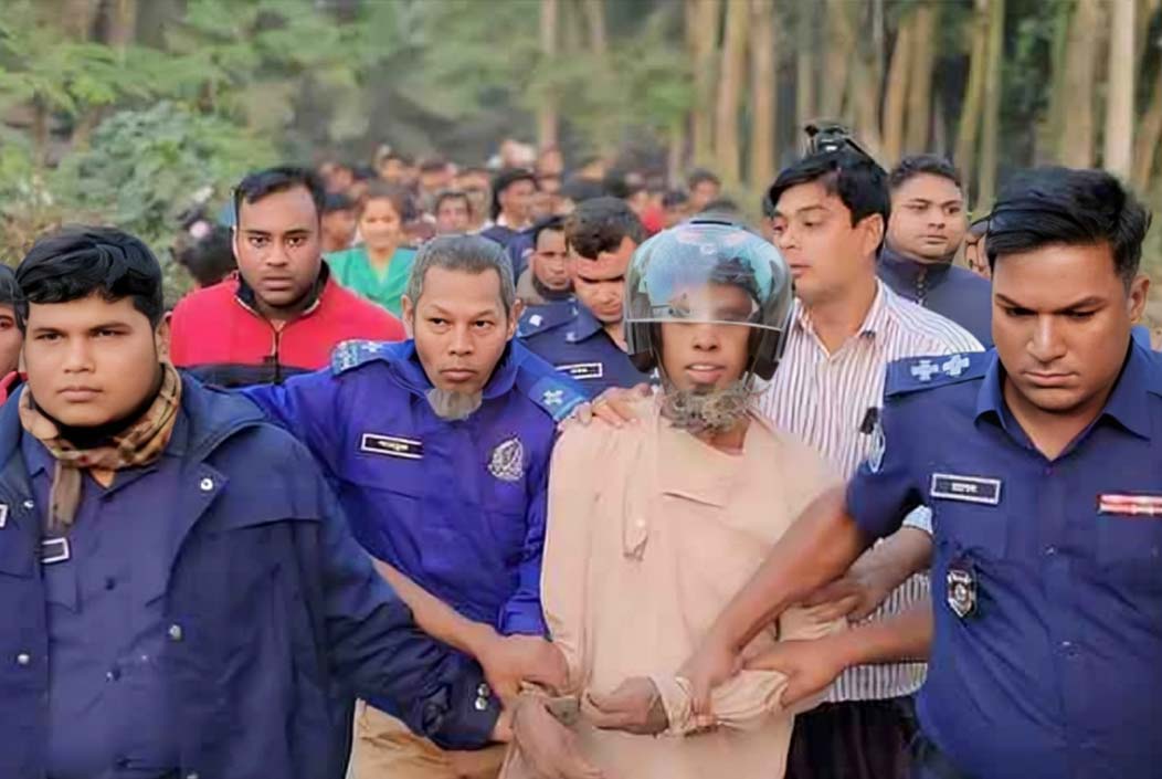 Wife killed by husband's axe in Bogra, husband arrested Onnetion