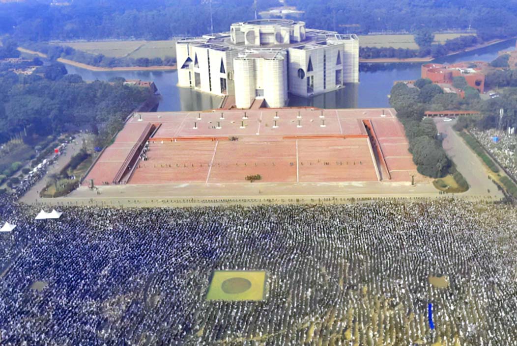Crowds throng Khaleda Zia's funeral, Parliament building area turns into a sea of ​​people Onnetion