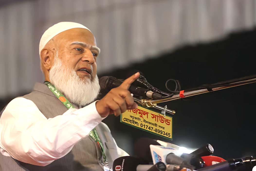 নতুন চোরদের হাত অবশ করতে পারলেই উন্নয়ন লাফিয়ে লাফিয়ে হবে: জামায়াত আমির Development will happen by leaps and bounds only if we can stop the hands of new thieves Jamaat Ameer Onnetion