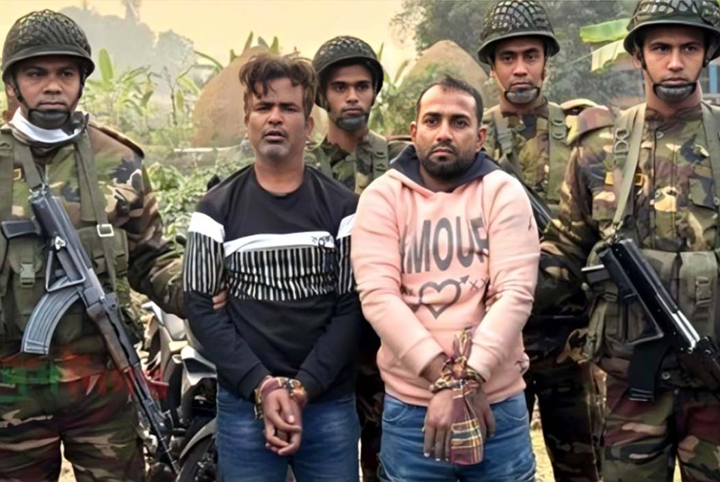 'Poddar Bahini chief' and associates arrested with weapons in Guda Onnetion