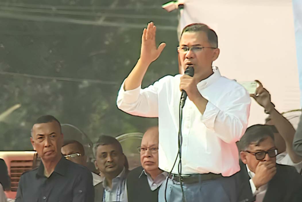 কোনো ষড়যন্ত্র যেন ভোটের অধিকার কেড়ে নিতে না পারে, সজাগ থাকার আহ্বান তারেক রহমানের Tarique Rahman urges people to be vigilant so that no conspiracy can take away their right to vote Onnetion