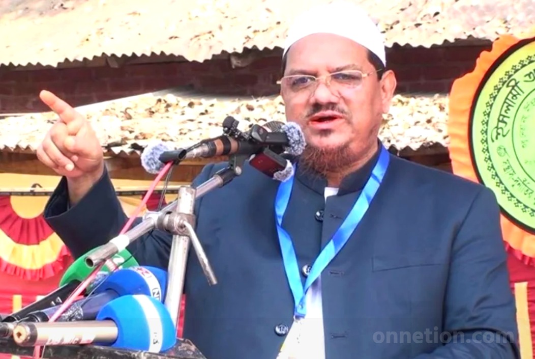 ইসলামী আন্দোলনের প্রার্থীরা সংসদে গেলে দেশ স্বর্ণের দেশে পরিণত হবে: রচরমোনাই পীর If Islamic Movement candidates enter parliament, the country will become a land of gold Racharmonai Pir Onnetion