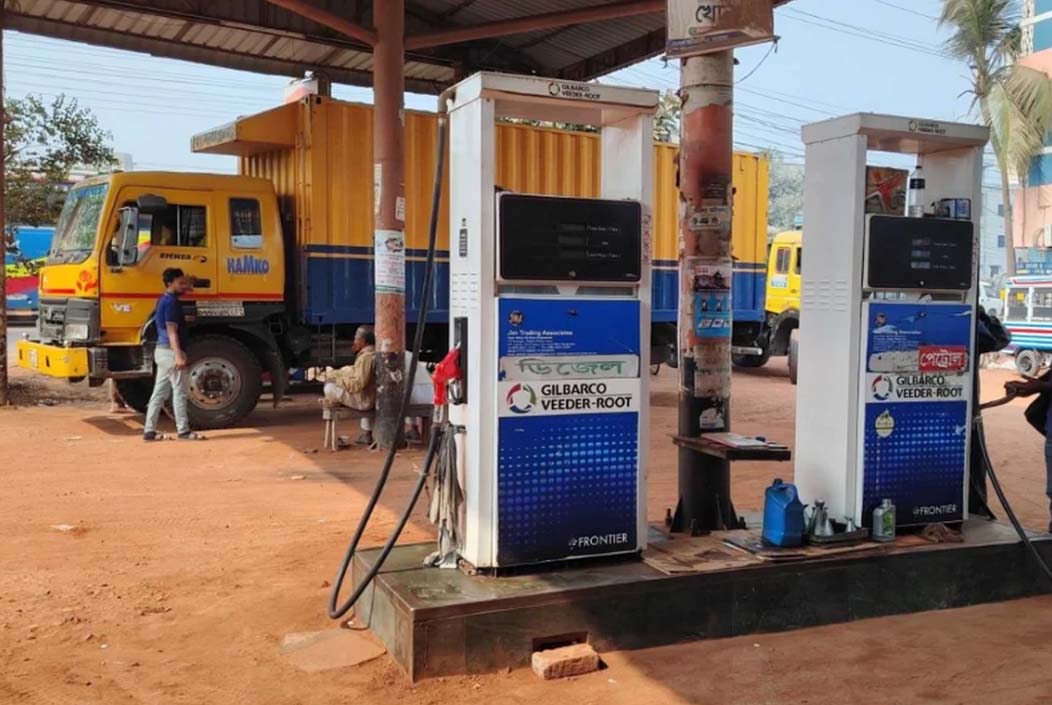 All petrol pumps in Sylhet closed indefinitely Onnetion