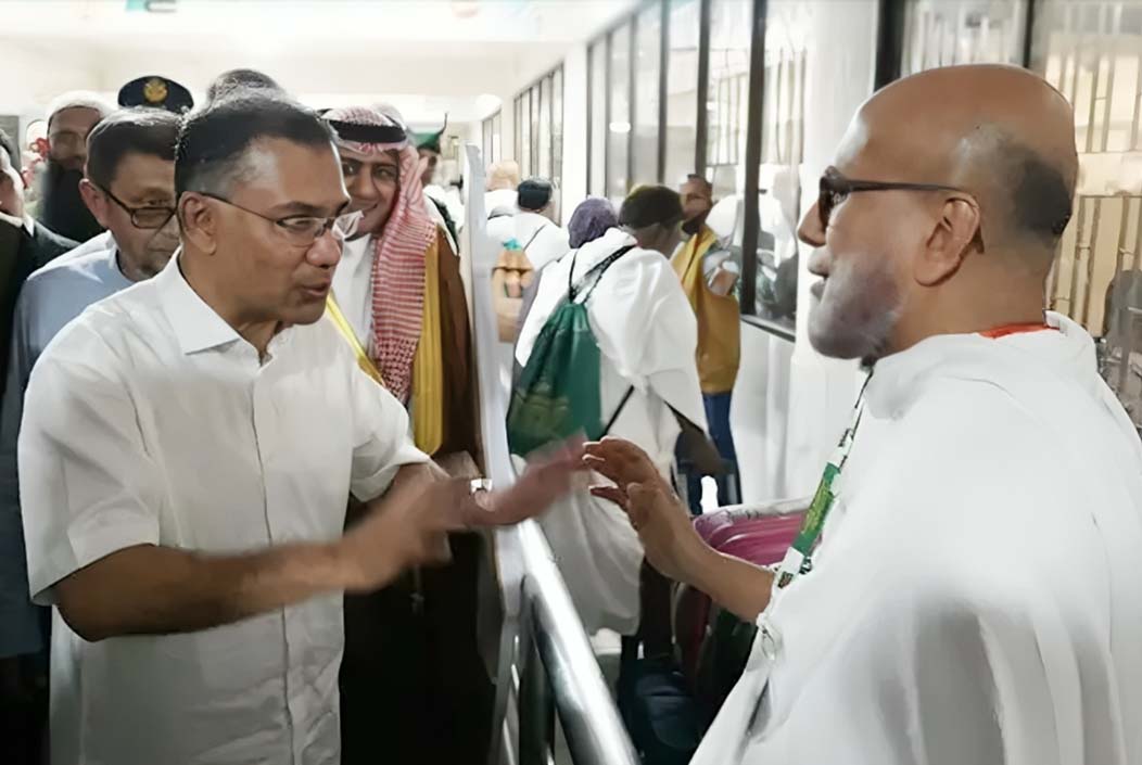 Prime Minister Tarique Rahman seeks prayers from Hajj pilgrims for the welfare of the country and nation Onnetion