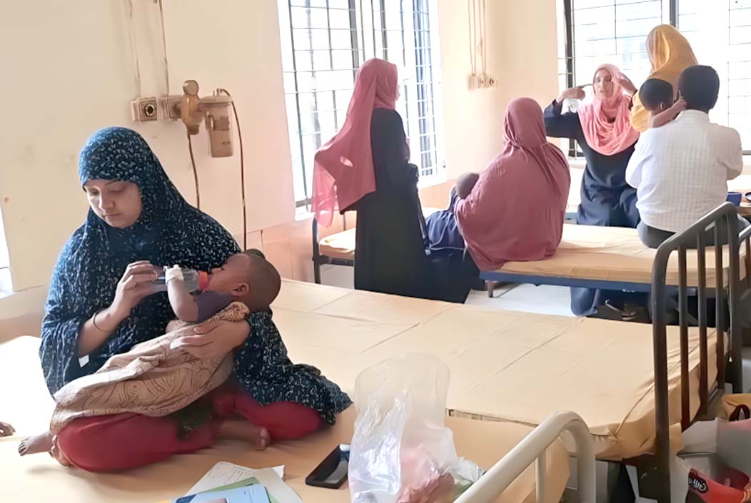 Two children die of measles symptoms in Tangail, 23 more patients are undergoing treatment Onnetion