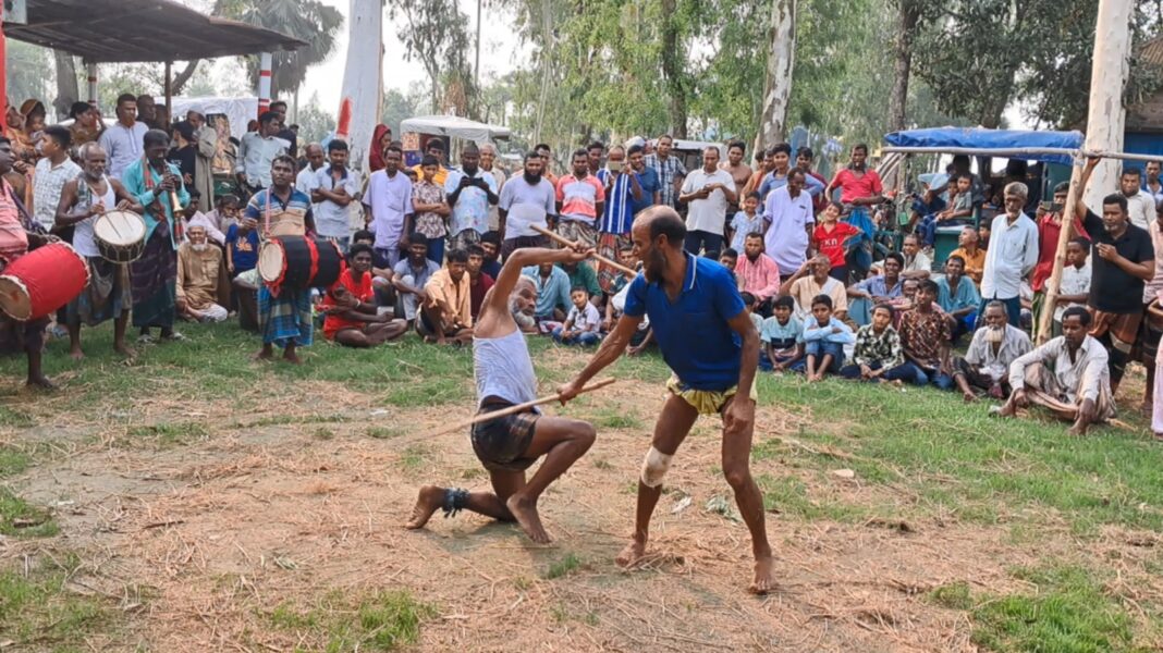 Mother's play begins with advance notice of Kella Poshi Fair in Sherpur Onnetion